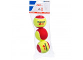 Мяч теннисный Babolat Red, 501036, 3 шт, желто-красный