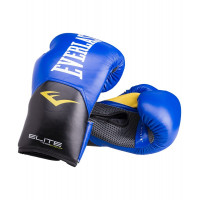 Перчатки боксерские Everlast Elite ProStyle P00001241, 8oz, к/з, синий