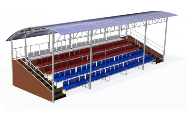 Сборно-разборная трибуна на 100 мест с подтрибунным пространством ФСИ 7795 600_380