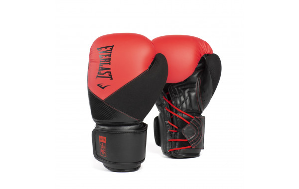 Перчатки тренировочные Everlast Protex PU 12oz P00003367 красный\черный 600_380