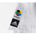 Кимоно для карате подростковое Adidas Club Climacool WKF белое 75_75