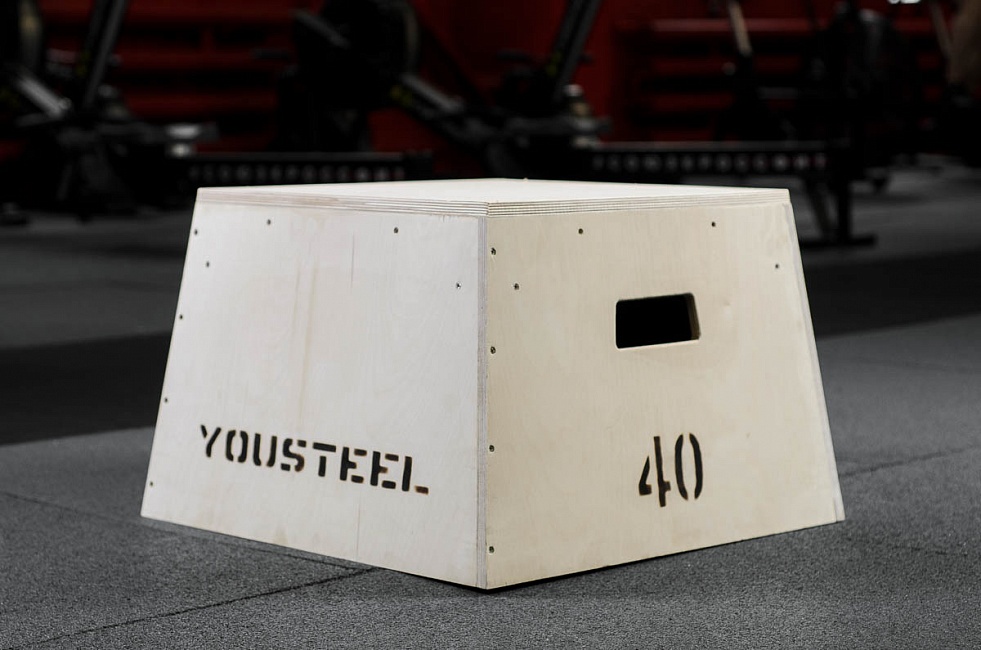 Тумба трапециевидная YouSteel 40см, фанера 981_650