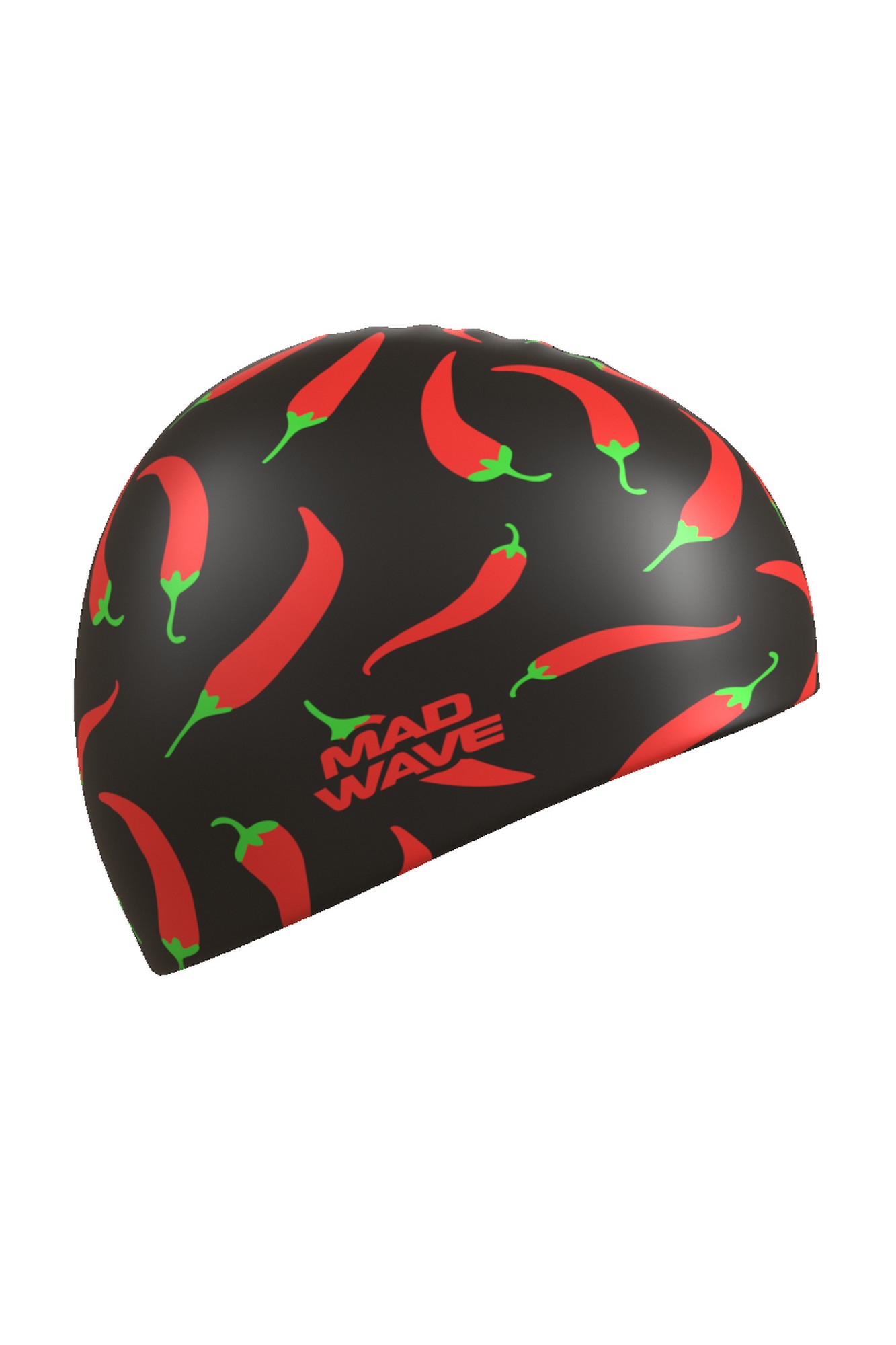 Силиконовая шапочка Mad Wave Spicy M0553 29 0 01W черный 1333_2000