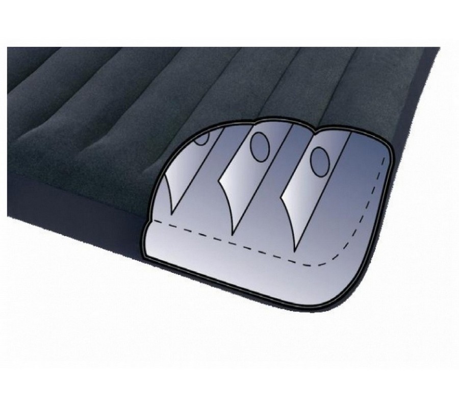 Надувной матрас (кровать) 203х152х23см Intex Pillow Rest Classic 66781 900_800