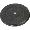 Диск обрезиненный 15 кг MB Barbell MB-PltB26-15 черный 120_120